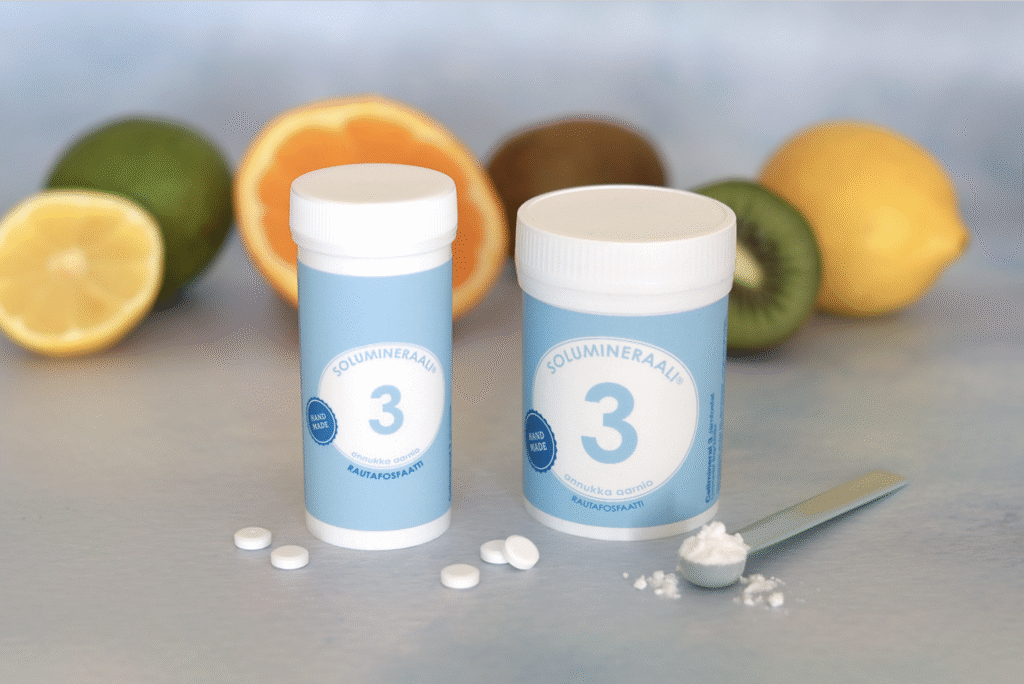 Vastustuskyky ja Solumineraali® 3 rautafosfaatti