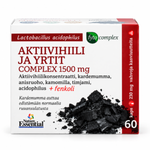 Aboa Medica - Fytocomplex aktiivihiili ja yrtit (60 kaps)