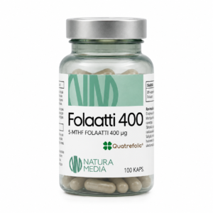 Natura Media - Folaatti 400 (100 kaps)