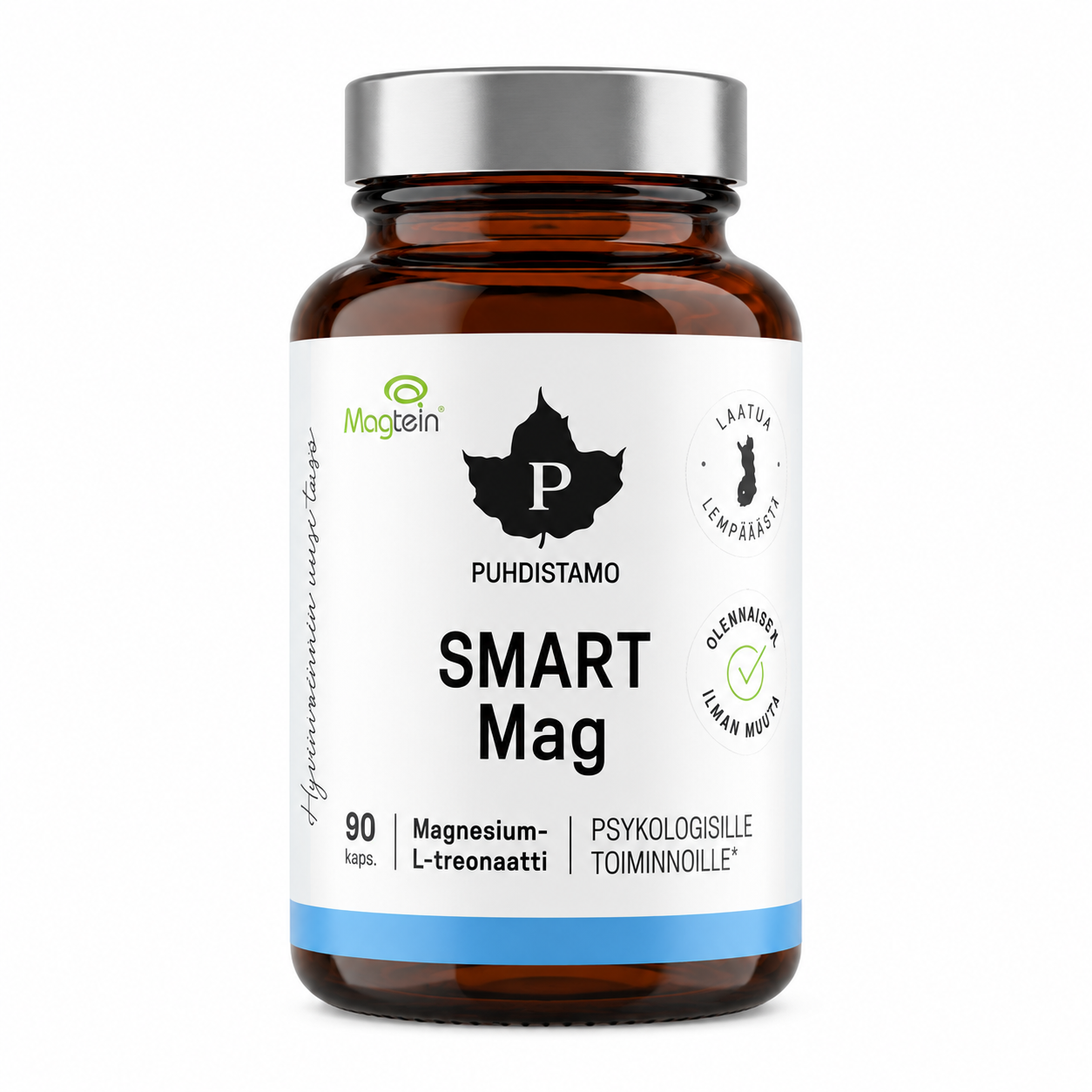 Puhdistamo - Smart Mag - Magnesium L-treonaatti 48 mg (90 kaps)