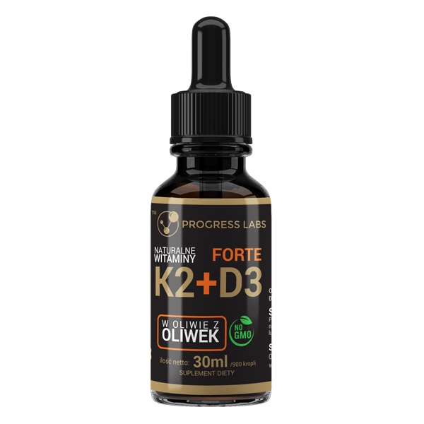 Progress Labs - K2 + D3 Forte 30 ml / 900 tippaa