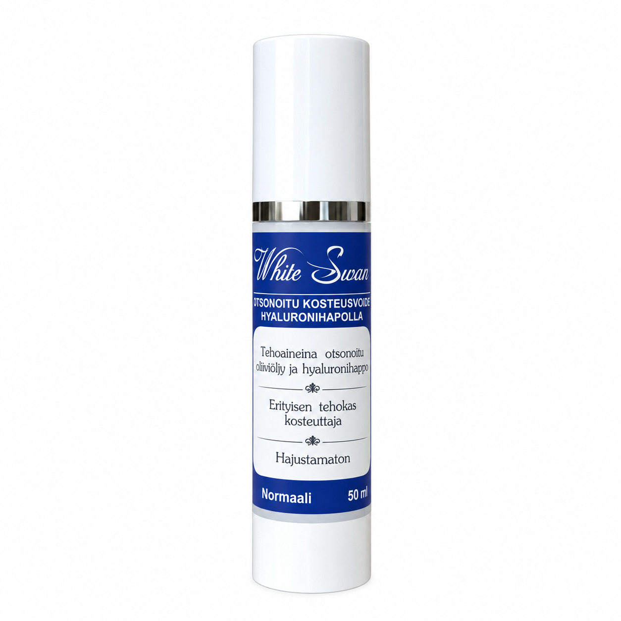White Swan - Otsonoitu kosteusvoide hyaluronihapolla, 50 ml 1 White Swan - Otsonoitu kosteusvoide hyaluronihapolla, 50 ml