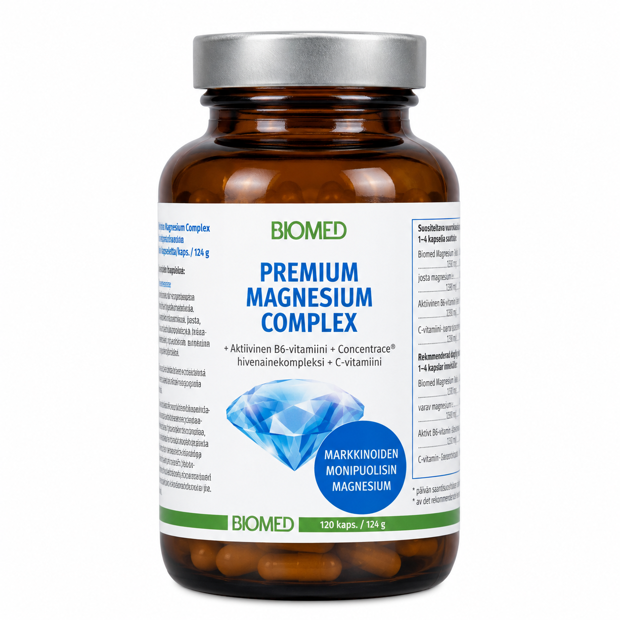 Biomed - Premium Magnesium Complex 97 mg (120 kaps) 1 Biomed - Premium Magnesium Complex 97 mg (120 kaps)