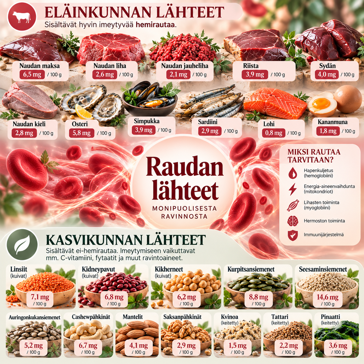 Raudan lähteet