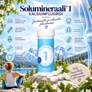 Solumineraali® 1 Kalsiumfluoridi – 200 tablettia