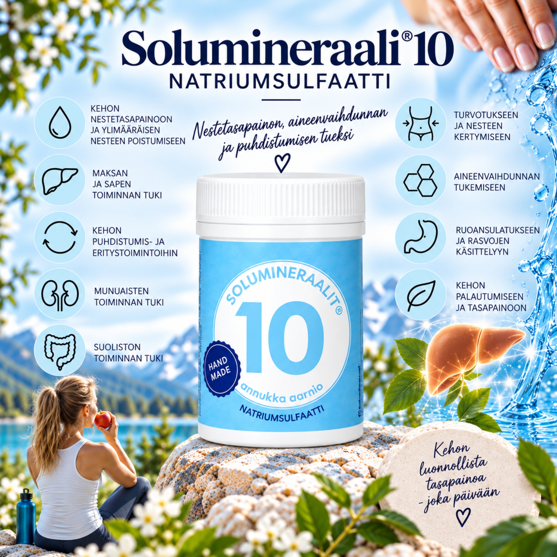 Solumineraali® 10 Natriumsulfaatti, 80g jauhe 1 Solumineraali® 10 Natriumsulfaatti, 80g jauhe