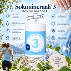 Solumineraali® 3 Rautafosfaatti, 80g jauhe