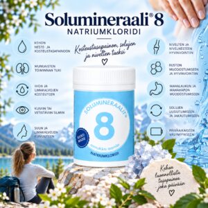 Solumineraali® 8 Natriumkloridi, 80g jauhe