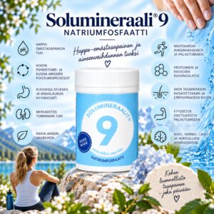 Solumineraali® 9 Natriumfosfaatti, 80g jauhe